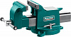 Стальные слесарные тиски Kraftool STEEL, 125 мм 32701-125 цена