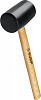 Чёрная резиновая киянка Зубр 680 г 2050-75_z02 цена